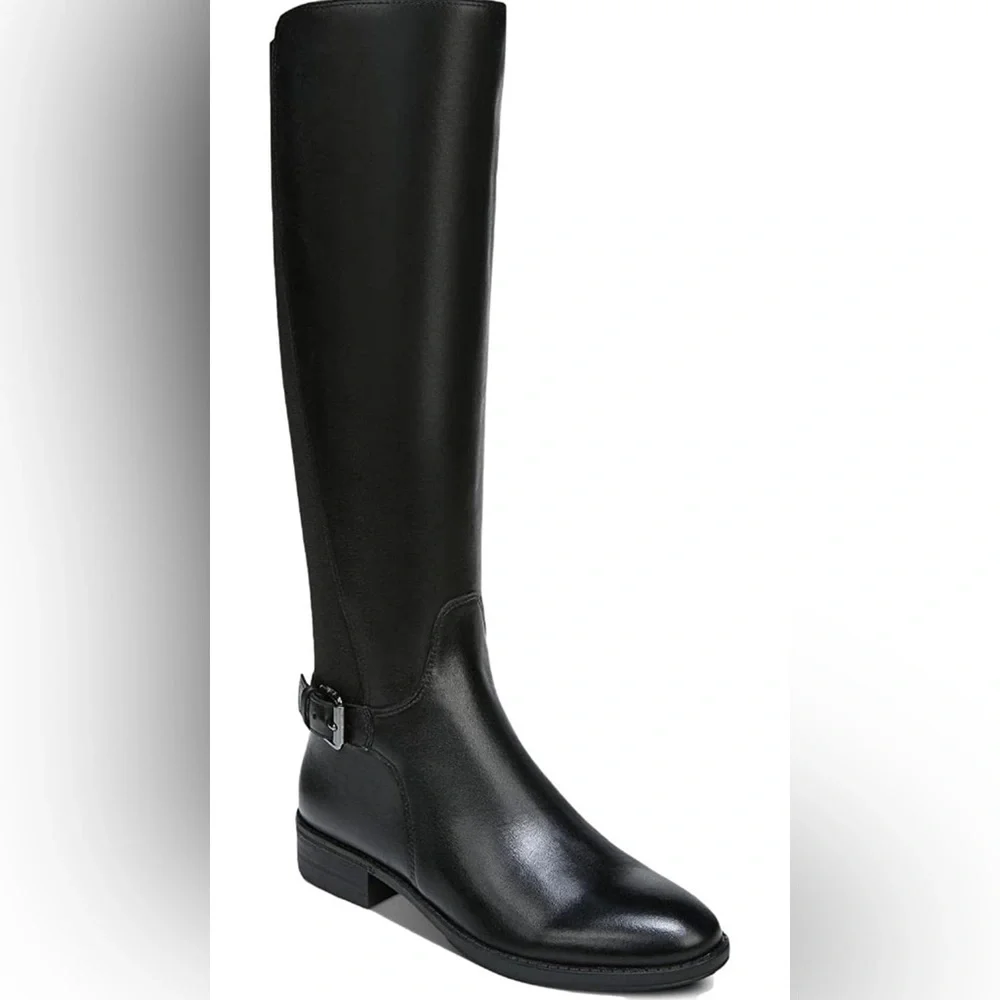 Paxten Riding Leather Boots Sam Edelman - Picture 1 of 3